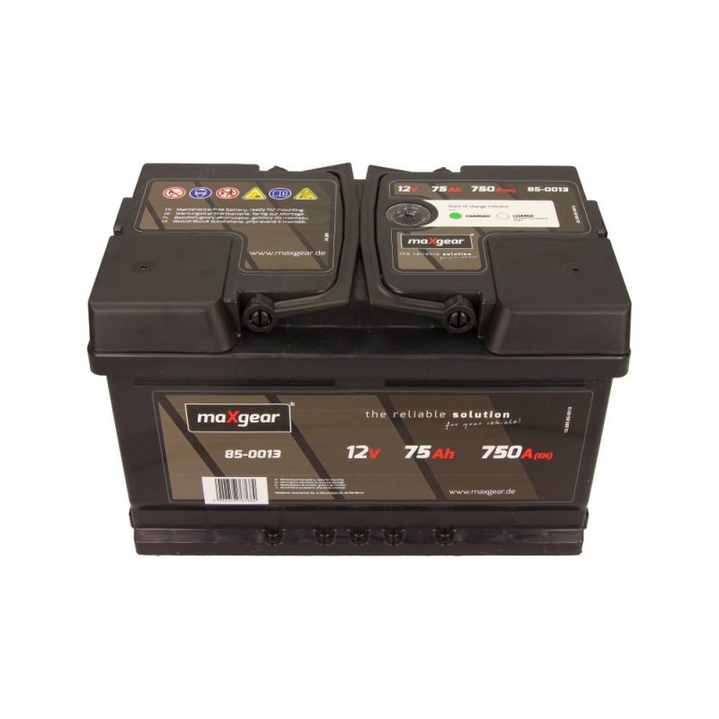 Acumulator auto Maxgear 75AH 750A