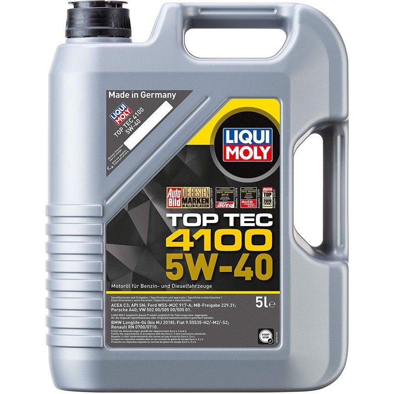 ULEI MOTOR LIQUI MOLY TOPTEC 4100 5W40 5L