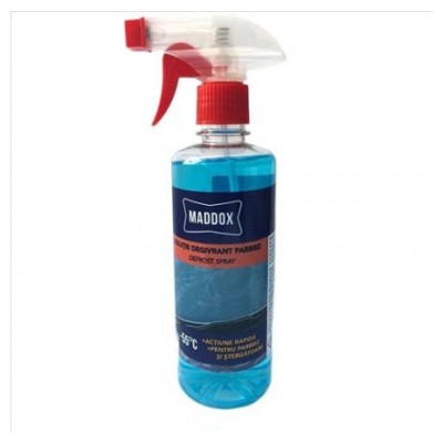Solutie pentru dezghetare parbriz cu pulverizator Maddox, -55 grade, 500 ml